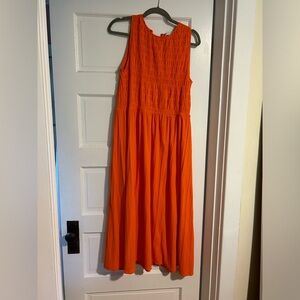 Wray Flor Dress in Orange